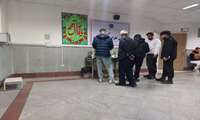 برپایی ایستگاه صلواتی پذیرایی به مناسبت نیمه شعبان
